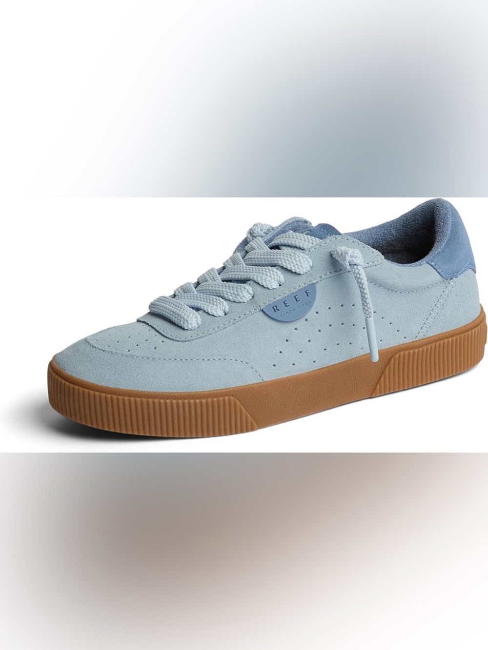 REEF Women's Lay Day Seas Shoes Blue Duo Casual Sneakers Size 7.5M NWT